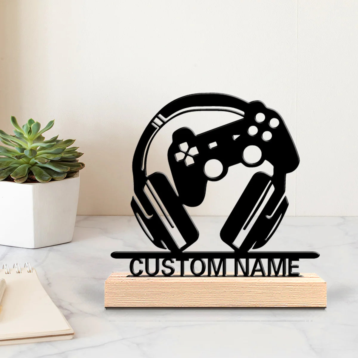 Gamepad Metallfigur 2D