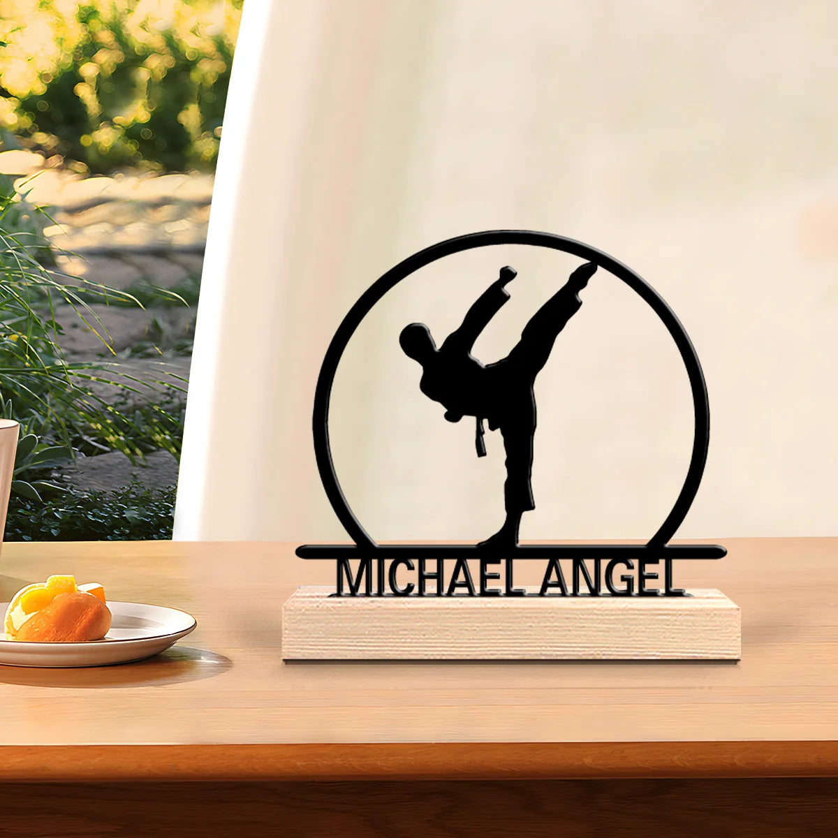 Taekwondo Metallfigur 2D