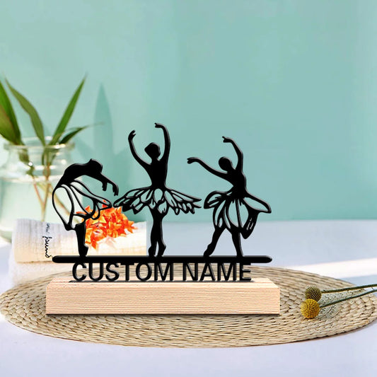 Tänzerin Metallfigur 2D