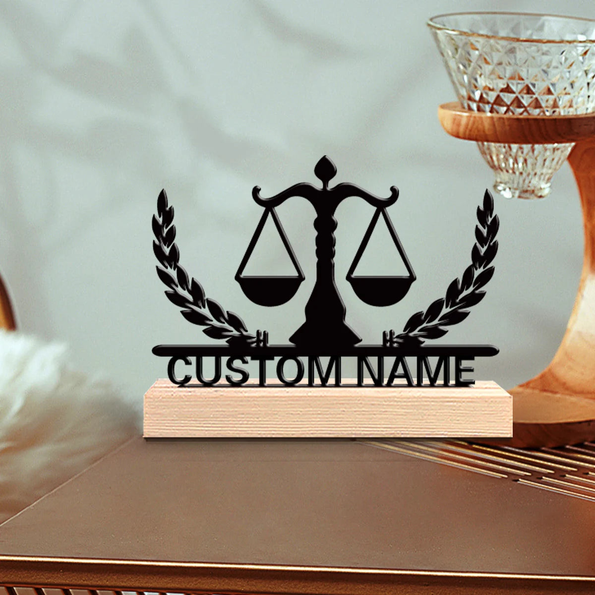 Waage Metallfigur 2D